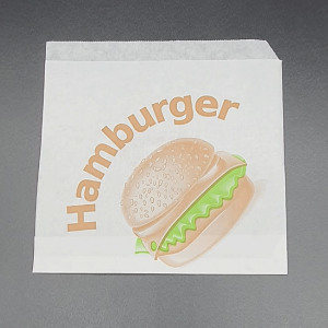 coltar hamburger hartie alba