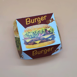 cutie burger carton mic mare mediu