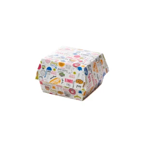 Burger Box Mediu, set 100 buc