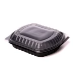 Caserole meniu compartimentate – capac bombat 1 compartiment, bax 150 buc.
