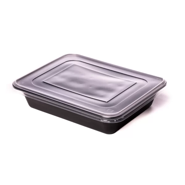 Caserole meniu 1 compartiment – capac plat, bax 200 buc.
