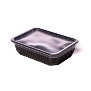 Caserole negre + capac 750 ml, bax 300 buc.