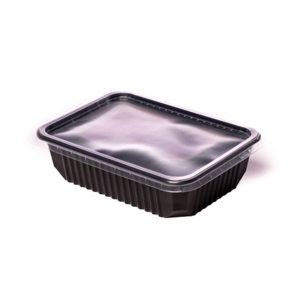 Caserole negre + capac 750 ml, bax 300 buc.