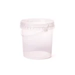 Galeata transparenta1.1L+ capac, set 10 buc.